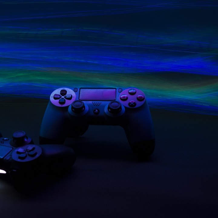 gaming neon streamer controller keyboard